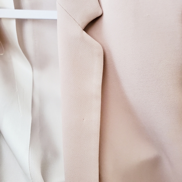 ZARA Gorgeous Blush Nude Pink Oversized Blazer S - Picture 6 of 8